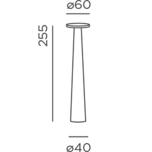 LED Akkuleuchte lix skinny, weiss – Bild 5